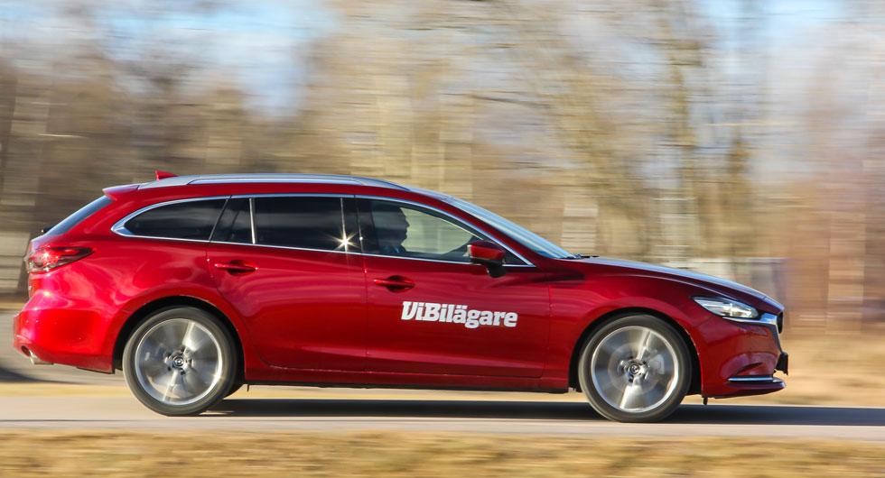 Mazda 6 i kombiutförande ger både utrymme, körkänsla och trygghet.