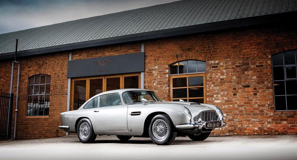 Miljonregn över filmbilen DB5