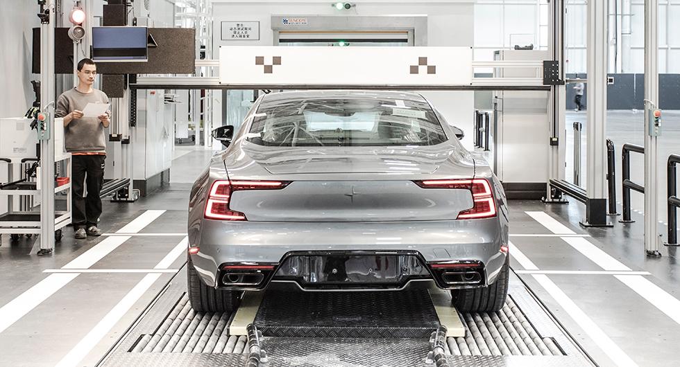 Nu byggs Polestarbilar i Kina