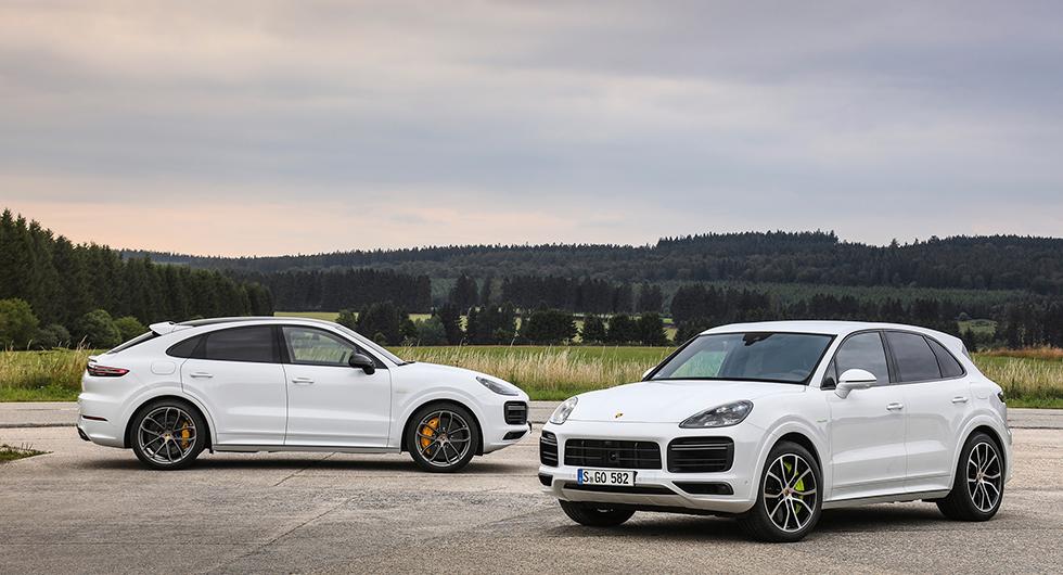 Porsche Cayenne laddar vidare
