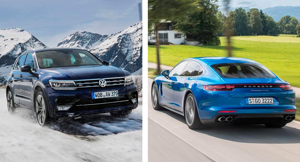 Volkswagen och Porsche återkallar