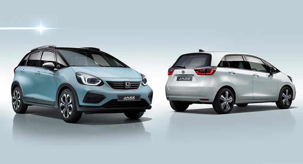 Honda Jazz blir hybrid och crossover