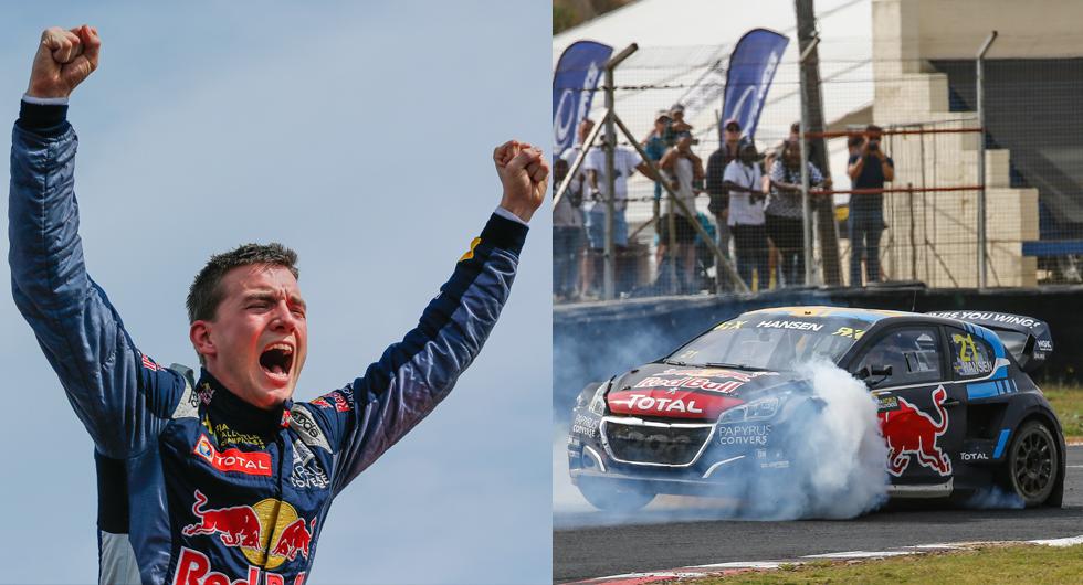Timmy Hansen är världsmästare i rallycross