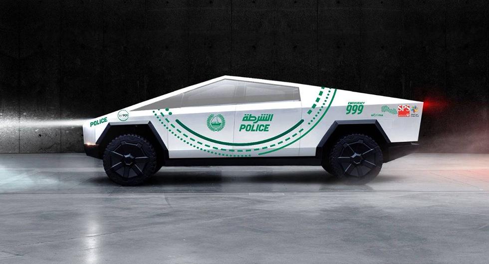Cybertruck kan bli polisbil