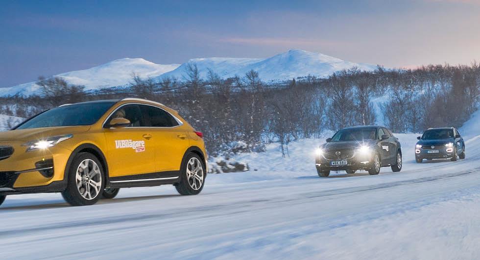 Test: Kia XCeed, Mazda CX-30 och Volkswagen T-Roc (2019)