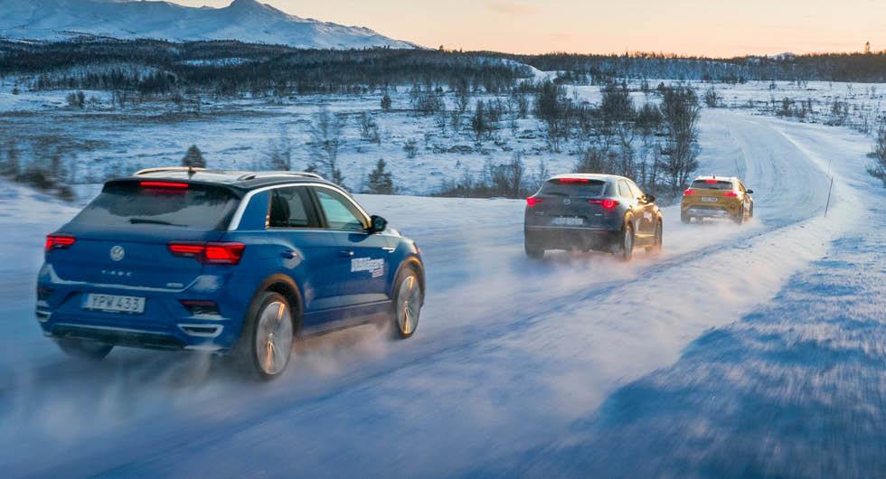 Ljustest: Kia XCeed, Mazda CX-30 och Volkswagen T-Roc (2019)