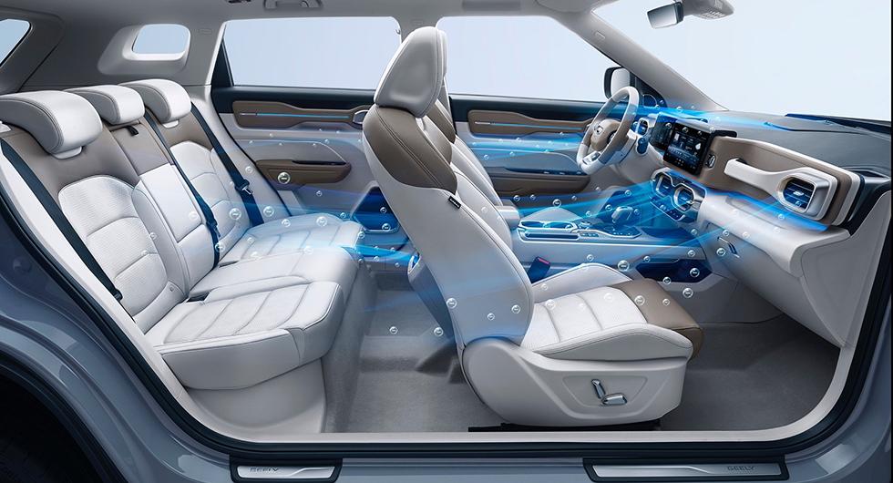 Geely Icon sägs kunna skydda mot virus