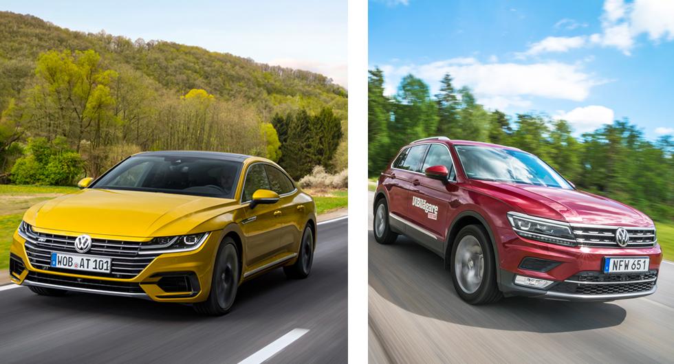 Volkswagen gör laddhybrider av Arteon och Tiguan