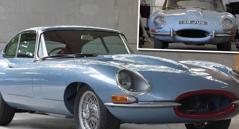 Jaguar E-Type topprenoverad efter 40 år i ladan