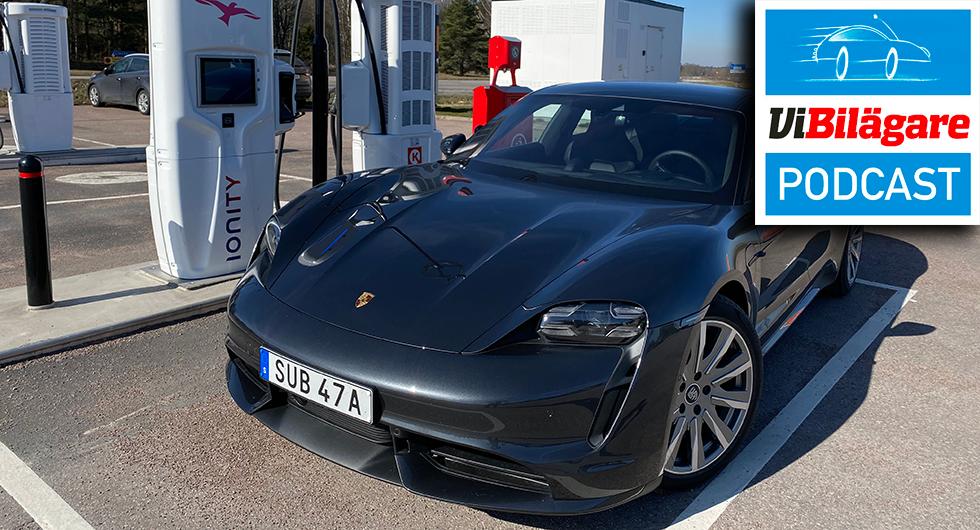 Volvos batterilabb, Porsche Taycan och rumpchock
