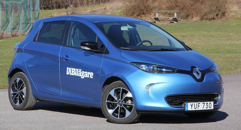Renault Zoe är en liten och billig elbil som passar bäst för kortare turer.