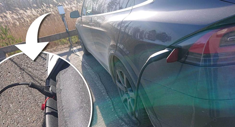 Tesla med motorvärmare ger längre räckvidd på vintern