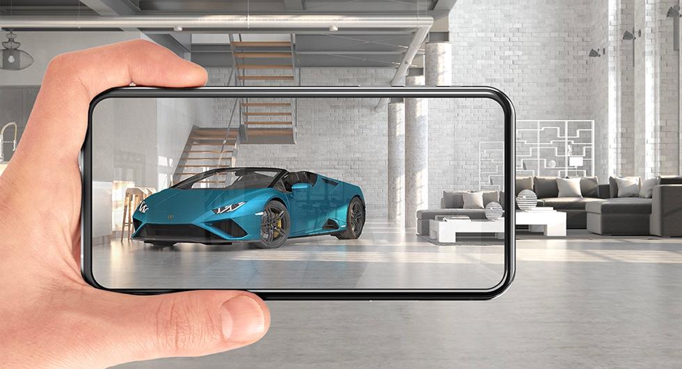 Lamborghini lanserar Huracán EVO RWD Spyder med förstärkt verklighet