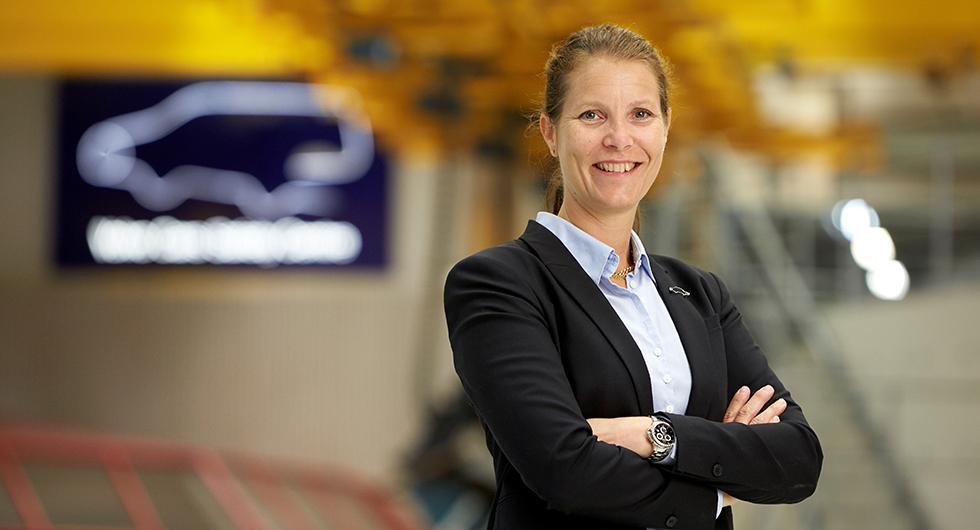 Malin Ekholm är chef är Volvos trafiksäkerhetscenter.
