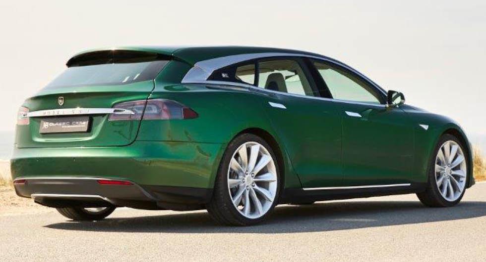 Tesla Model S som kombi – nu kan du köpa enda exemplaret