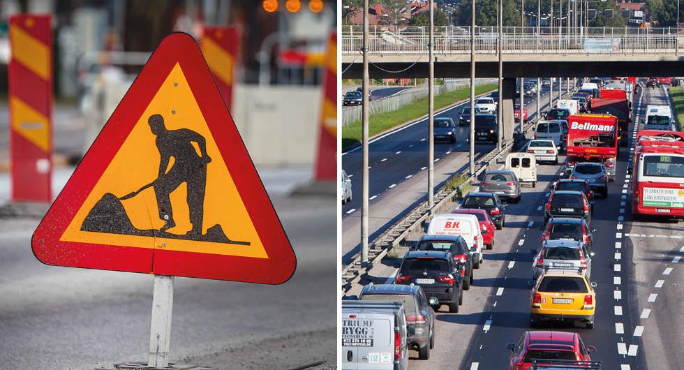 Vägarbeten 2020: Här är sommarens trafikproppar