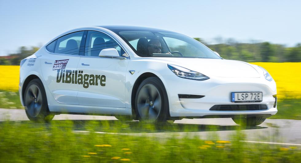 Tesla är bästa tjänstebilen enligt förarna – direkt in på förstaplatsen