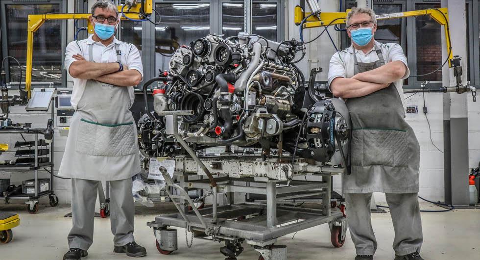 Bentley pensionerar klassiska V8-motorn