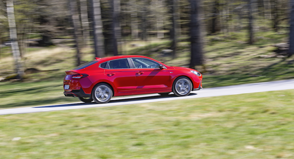 i30 som Fastback är en fröjd för ögat.