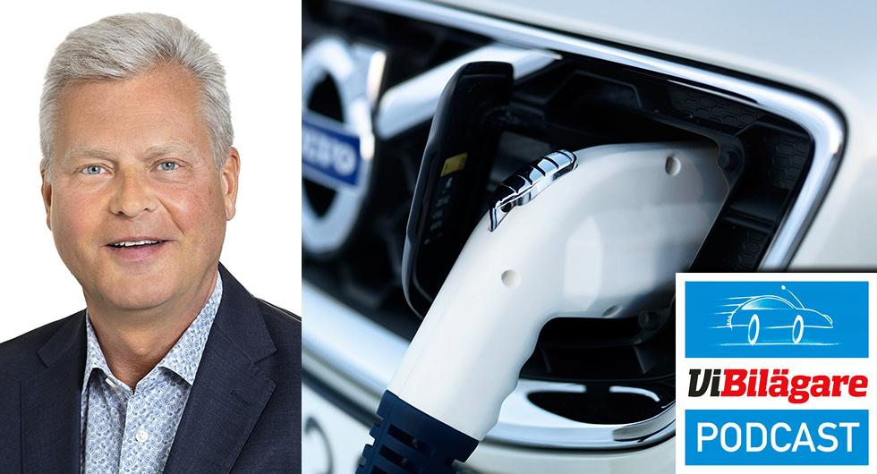 Elbilsmyter, kutym vid laddplatsen och Volvo C30 Electric