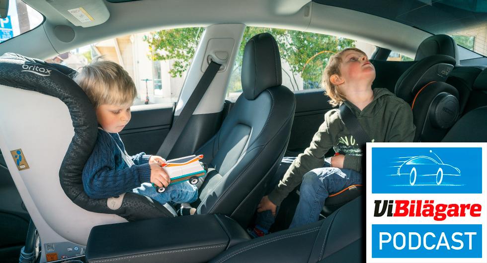 Barnsäkerhet i långteststallet och Mitsubishi ASX