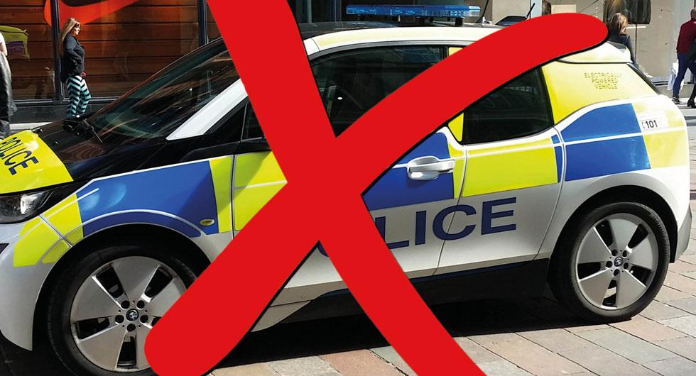 Elbilar inget för svenska polisen
