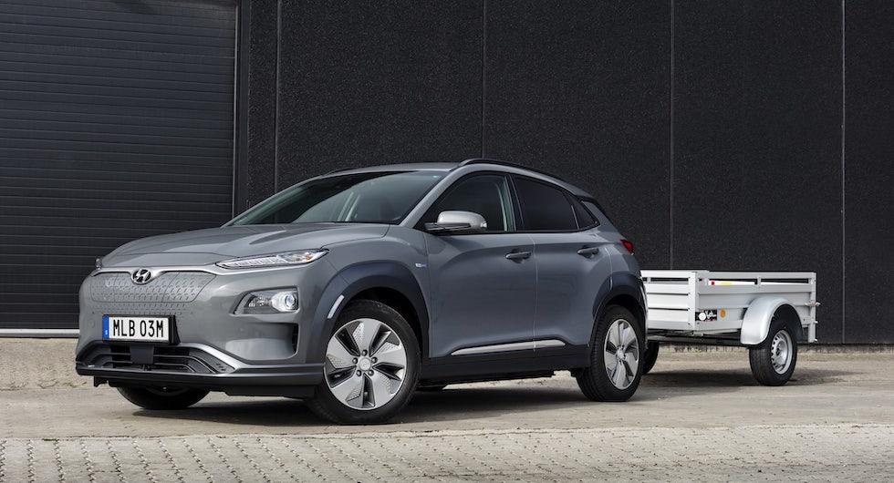 Hyundai Kona Electric får längre räckvidd och dragkrok