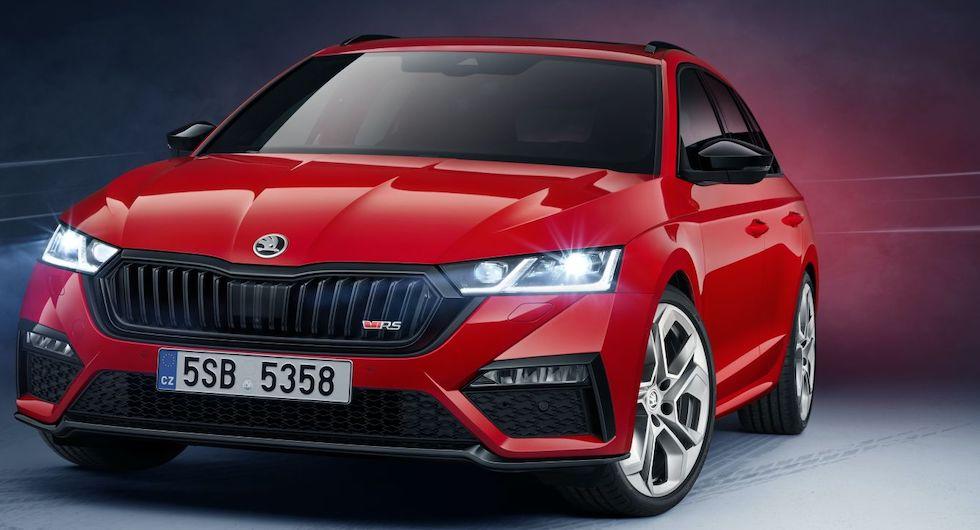 Skoda Octavia RS officiell med bensin- och dieselmotor