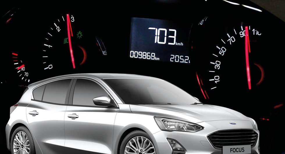Fordförarens överraskande fortkörningsbot: 703 km/tim