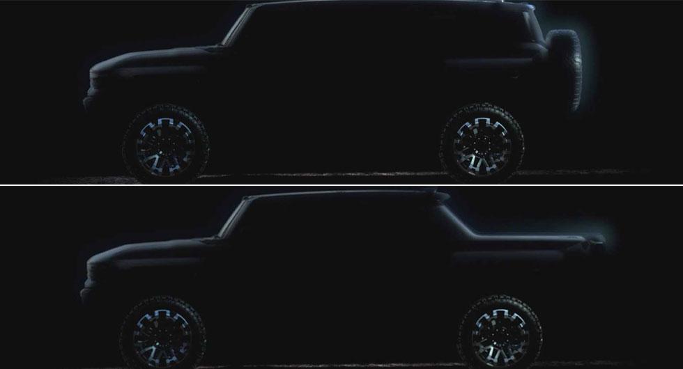 Ny teaservideo på de eldrivna Hummer-modellerna