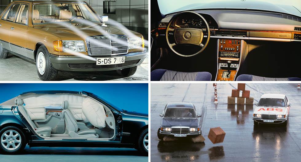 Mercedes S-klass genom tiderna: Spjutspetsbilen snart i ny generation