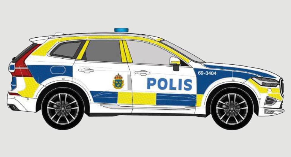 Se bilderna: Så ska polisens nya Volvo XC60 se ut
