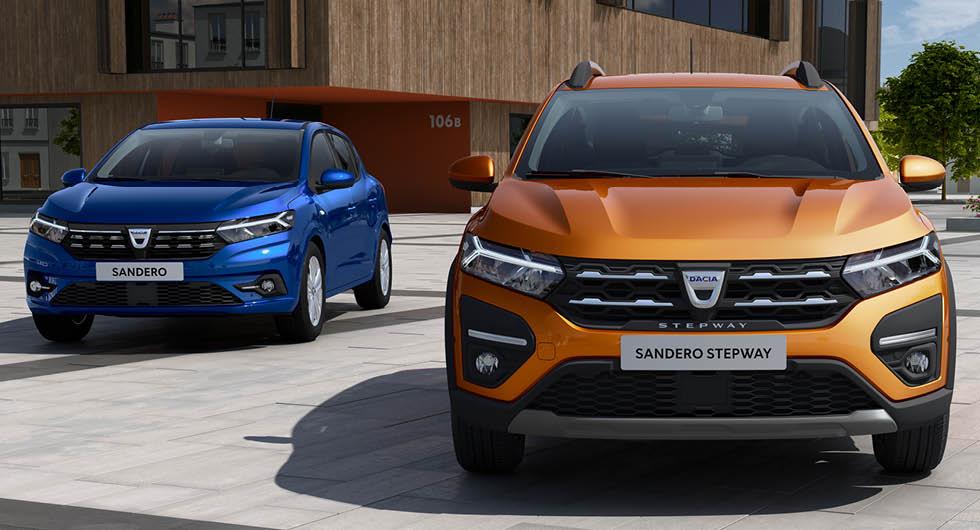 Nya Dacia Sandero, Stepway och Logan på ingång
