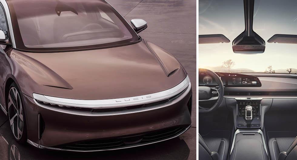 Lucid Air officiell – lyxig elbil som lockar med lång räckvidd