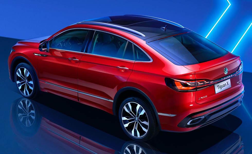 Volkswagen Tiguan X avslöjad – första bilderna på nya coupésuven