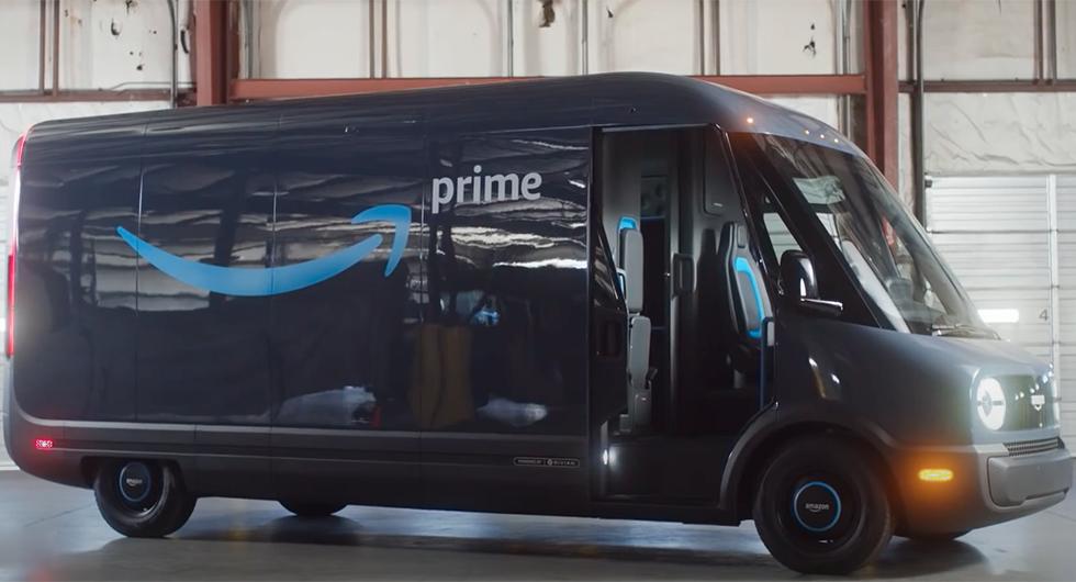 Rivian bygger eldriven budbil åt Amazon