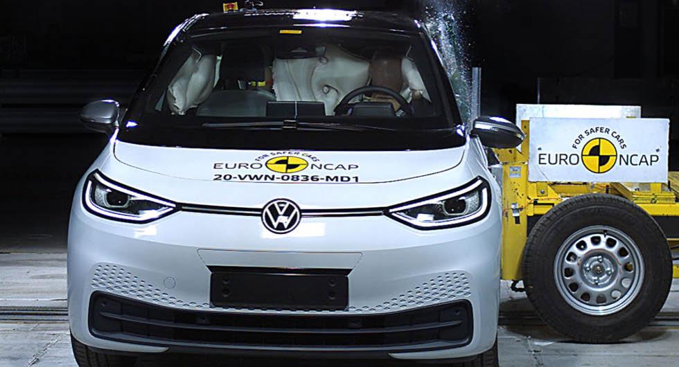 Volkswagen ID 3 får toppbetyg i Euro NCAP:s krocktest