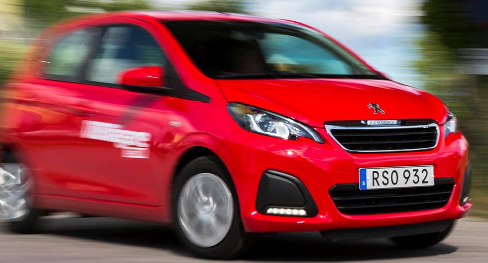 Slutkört för Citroën C1 och Peugeot 108 – småbilarna läggs ned