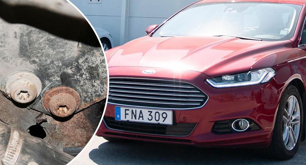 Vi Bilägares rostdrabbade Ford Mondeo från 2015 fick klartecken från Ford Sverige att åtgärdas.