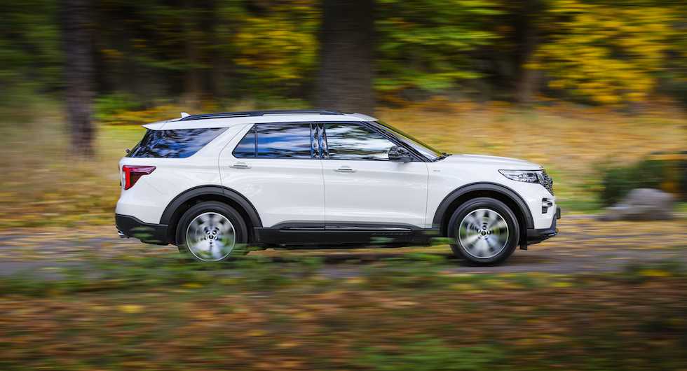 Ford Explorer PHEV säljs exklusivt i Europa. En av få sjusitsiga och laddbara suvar på marknaden.
