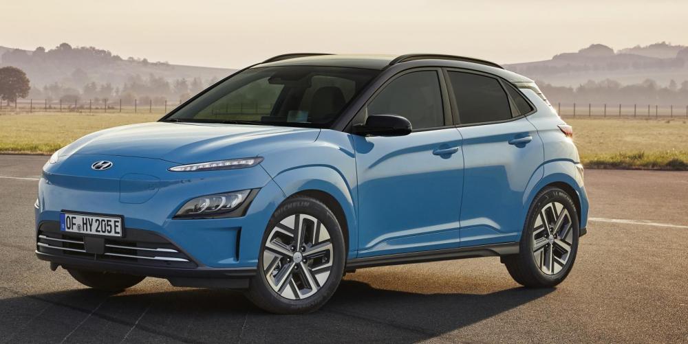 Hyundai Kona Electric facelift officiell – ny design och bättre säkerhet