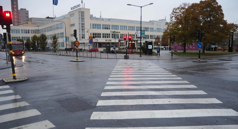 Här testas diagonala övergångsställen: ”Kul att prova”
