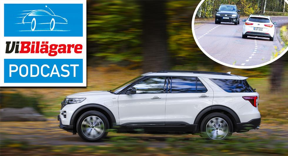 Ford Explorer, brandfarliga laddhybrider, bygdevägar och AutoIndex om elbilar