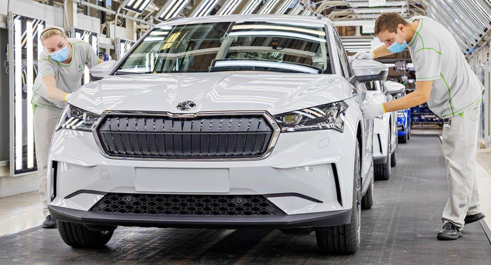Skoda börjar bygga elbilen Enyaq iV: ”Ställer helt nya krav”