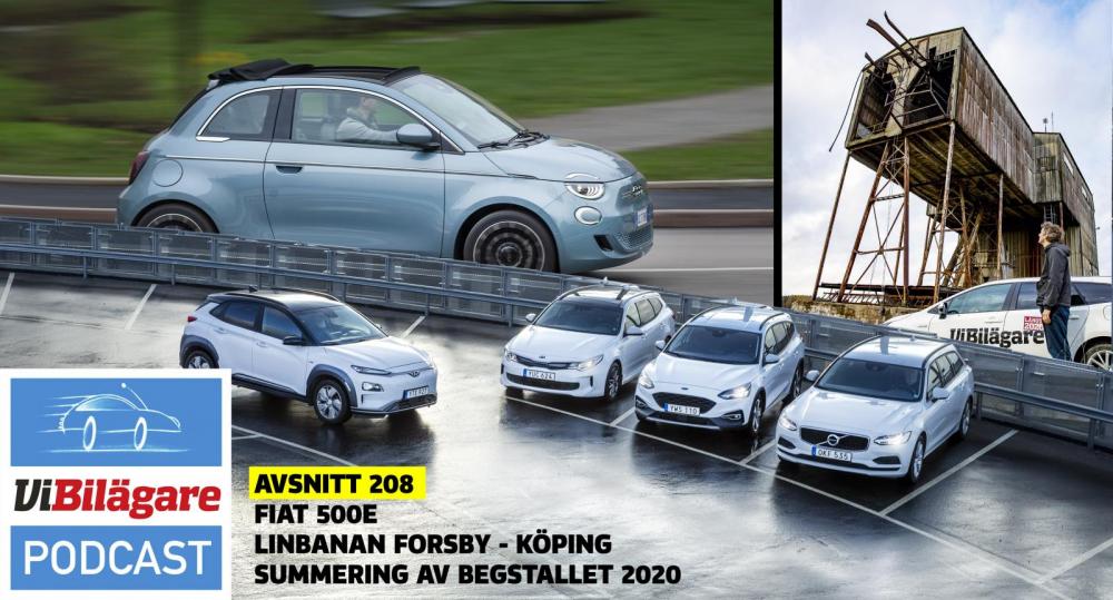 Rost på Volvo V90, provkörning av Fiat 500e och världens längsta linbana