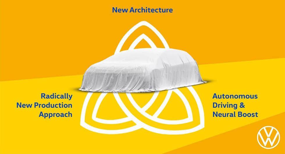 Volkswagens mystiska nyhet: Eldriven toppmodell på gång
