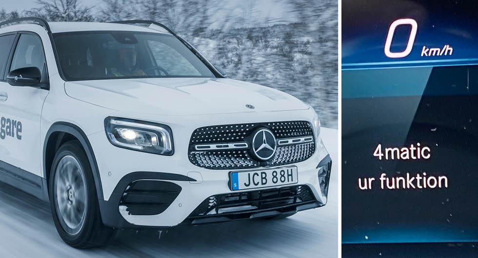 Mystisk bugg i vår Mercedes GLB: Fyrhjulsdriften gav upp