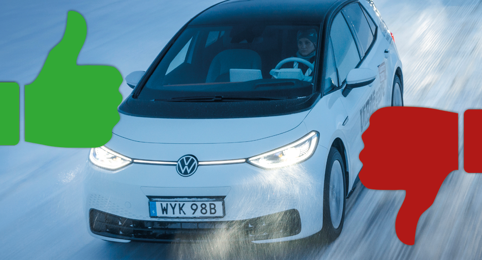 10 detaljer vi gillar och ogillar med Volkswagen ID 3
