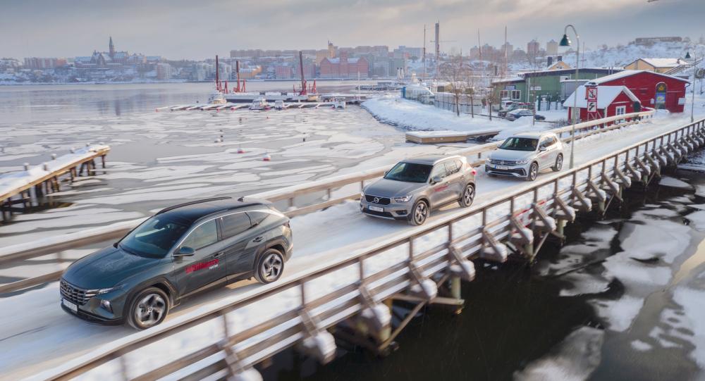 Test: Hyundai Tucson, Volkswagen Tiguan och Volvo XC40 (2021)