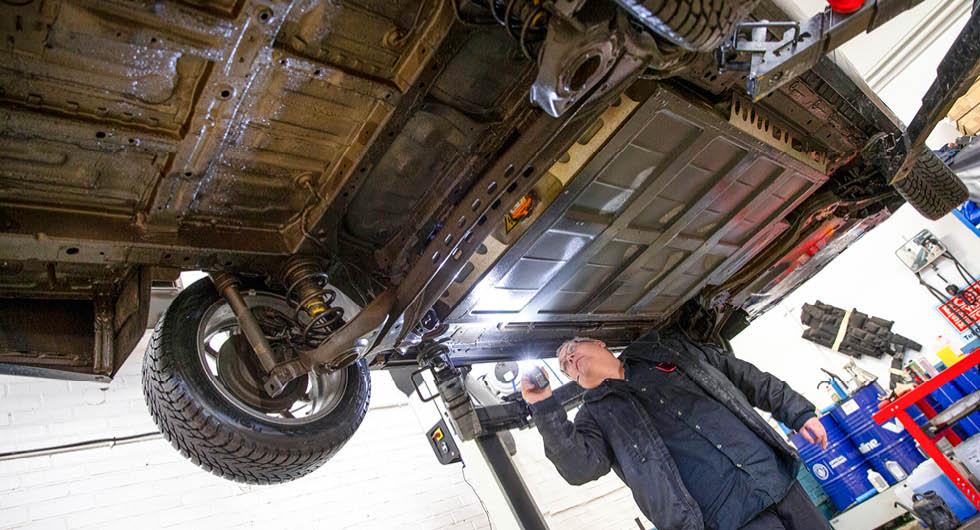 Rostskydd i elbilen Maxus Euniq MPV: Enkelt men funktionellt